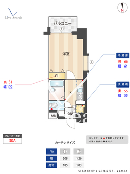 プレール高円寺 201 【東京都高円寺駅】 の間取り図