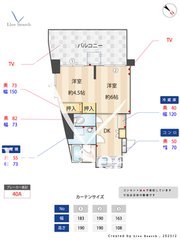 エレガンスハイツ薬院 402 【中央区西鉄　薬院駅】 の間取り図