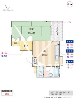 伊勢ビル 302 【神奈川県西横浜駅】 の間取り図