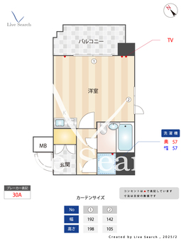 モンテベルデ第5横浜 902 【神奈川県平沼橋駅】 の間取り図