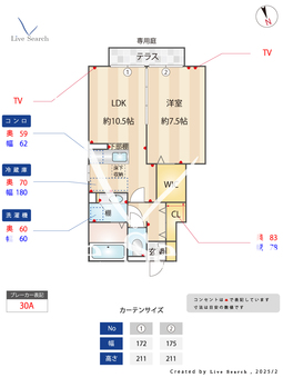ユウ・デルニエ 101 【千葉県前原駅】 の間取り図