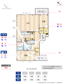 S-RESIDENCE平尾WEST 301 【福岡県西鉄平尾駅】 の間取り図