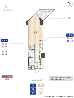 フィールA渋谷 418 【東京都神泉駅】 の間取り図