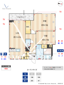シャーメゾン西落合 201 【東京都落合南長崎駅】 の間取り図