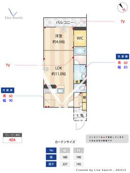 ココン市川 201 【千葉県市川駅】 の間取り図