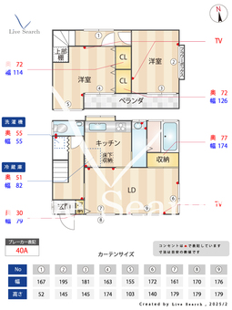 練馬区貫井5丁目4-11戸建  【東京都中村橋駅】 の間取り図
