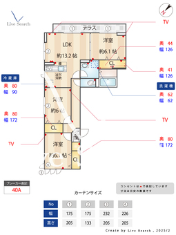 ベラカーサ 101 【東京都八王子みなみ野駅】 の間取り図