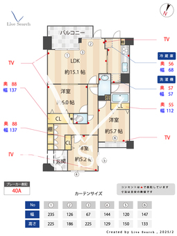馬事公苑ヒルズ 205 【東京都千歳船橋駅】 の間取り図