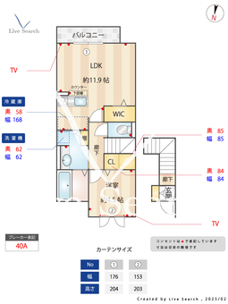 Fragrant sumire 203 【埼玉県川越線　西大宮駅　徒歩8分】 の間取り図