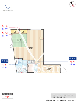 Seed　INN　Haneda　Terrace 201 【東京都糀谷駅】 の間取り図