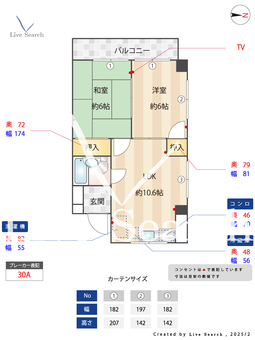 Kilameki Blue 303 【神奈川県北久里浜】 の間取り図