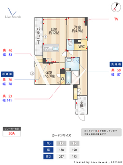 ドエルアーバンⅠ 303 【埼玉県大袋】 の間取り図