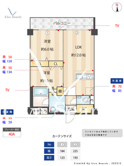 Hakata　Station　South 207 【福岡県博多駅】 の間取り図