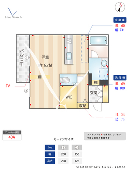 シャーメゾン赤坂けやき通り 201 【福岡県赤坂駅】 の間取り図