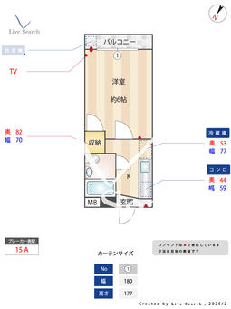 エステート西新 202 【福岡県西新駅】 の間取り図