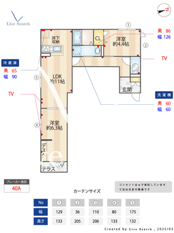 グラナーデ西新井栄町 102 【西新井駅】 の間取り図