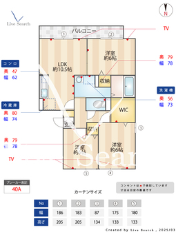 森の丘タウン 302 【千葉県総武本線　都賀駅　バス所要時間9分　戸張作橋バス停　徒歩3分】 の間取り図