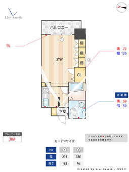 エステート・モア薬院俱楽部 206 【福岡県薬院大通駅】 の間取り図