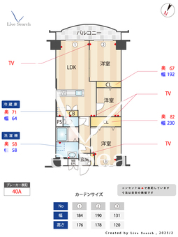 グリーンコーポ千寿1号棟 1309 【牛田駅】 の間取り図