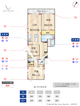 シャーメゾン　レスリジェアルカディア 201 【福岡県井尻駅】 の間取り図