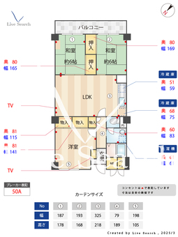夙川台グリーンマンション 409 【兵庫県阪急甲陽線　苦楽園口駅】 の間取り図