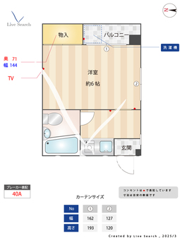 	Kハイツ 201 【大阪府南方駅】 の間取り図