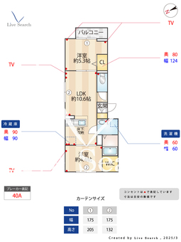 グラナーデ西新井栄町 201 【西新井駅】 の間取り図