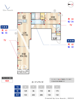 グラナーデ西新井栄町 202 【西新井駅】 の間取り図