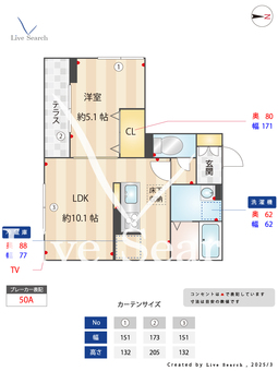 ブリューテ大和東 201 【神奈川県大和駅】 の間取り図