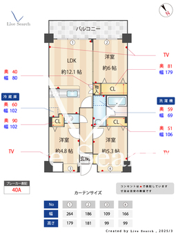 ライオンズプラザ茅ヶ崎駅前 406 【神奈川県茅ヶ崎】 の間取り図