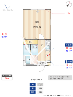 キャメル北戸田 201 【埼玉県北戸田】 の間取り図