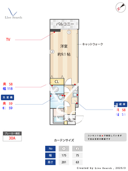 J-Maison東川口A 201 【埼玉県東川口駅】 の間取り図