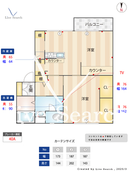 (4502630)ルーラルシティーⅡ A203 【滋賀県南草津】 の間取り図