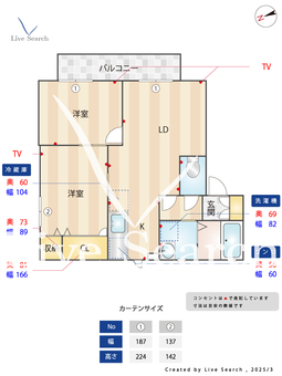 インセンティブ　21 202 【滋賀県能登川駅】 の間取り図