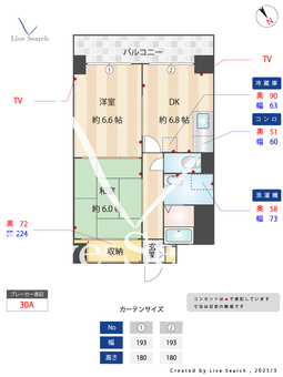 シャトル山田 302 【愛知県熱田神宮伝馬町駅】 の間取り図