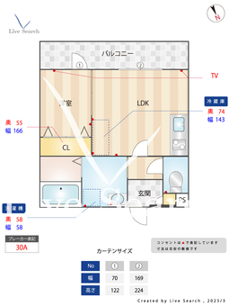 セレーナ福津 201 【福岡県福間駅】 の間取り図
