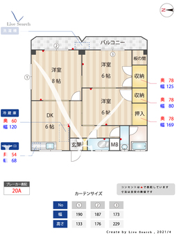 コーポ綾 202 【福岡県高宮駅】 の間取り図
