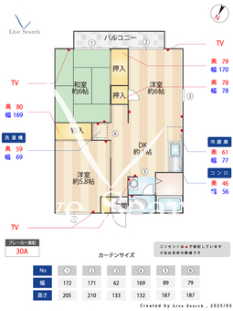 サングリーン大泉 103 【東京都保谷駅】 の間取り図