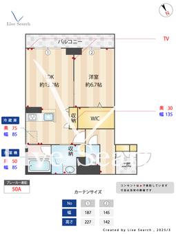リラフォート・K 203 【茨城県万博記念公園駅】 の間取り図