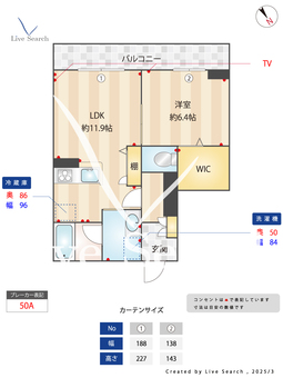 リラフォート・K 202 【茨城県万博記念公園駅】 の間取り図