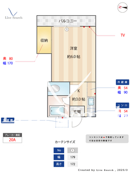 リバーウエストハイツ 202 【栃木県西川田駅】 の間取り図
