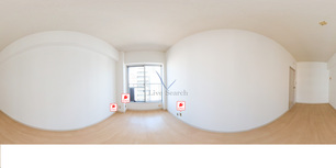 南大江パークハウス 1004 【大阪府谷町四丁目】 の間取り図