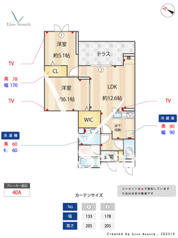 オナリゴテン 107 【埼玉県川越】 の間取り図