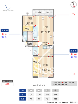 グランメゾン 202 【埼玉県八潮駅】 の間取り図