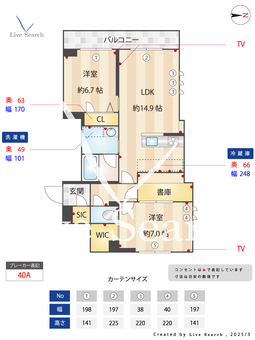 ベルドミール初台 201 【東京都初台駅】 の間取り図