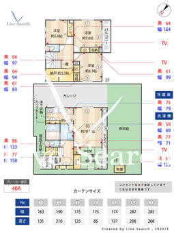 東中野戸建  【落合駅】 の間取り図
