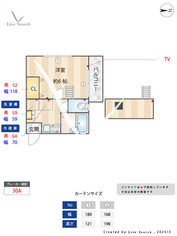 ラ・カーサミア 201 【神奈川県東急東横線【白楽駅】】 の間取り図