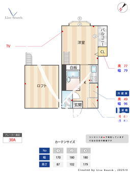 クラージュ日赤通り 201 【福岡県平尾駅】 の間取り図