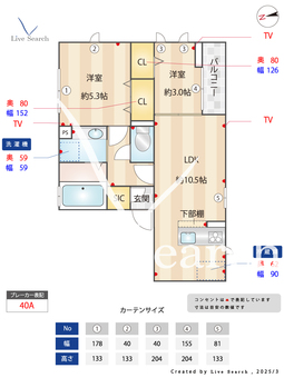 フィオーレ 201 【東京都西荻窪駅】 の間取り図