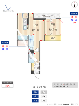 Dアヴァンス高富B  203 【埼玉県吉川】 の間取り図